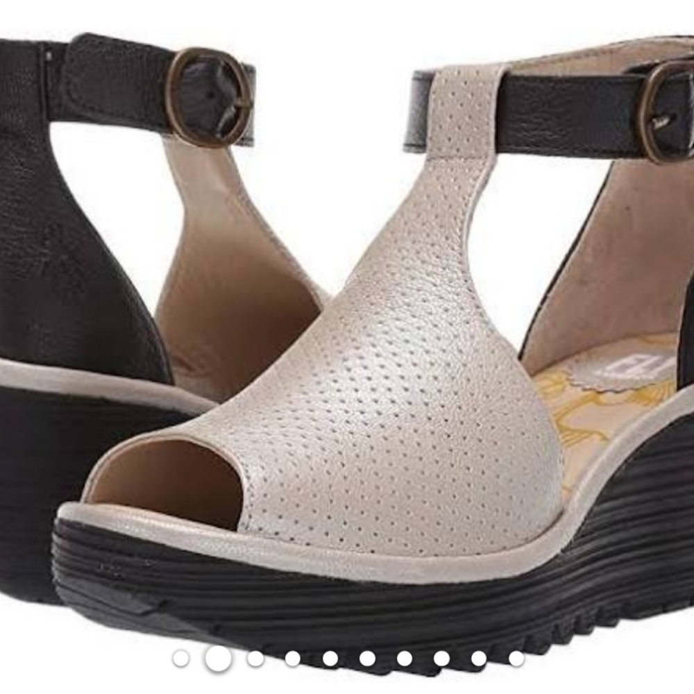 Fly London Yall Sandal Black/Silver 39